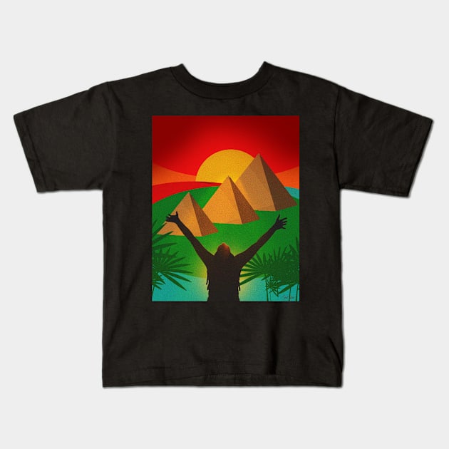 African People Of the Sun Kids T-Shirt by Corecustom